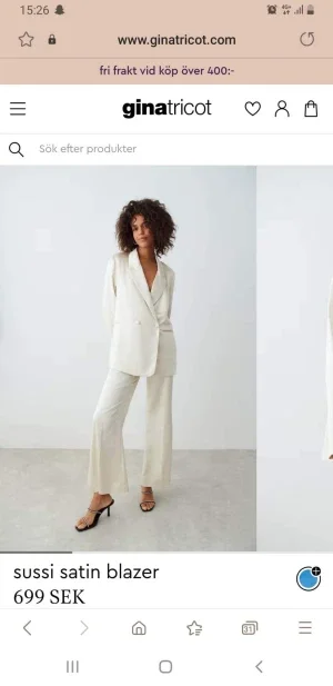 satin blazer