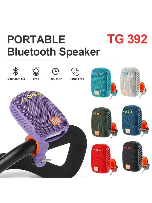 AliExpress - Outdoor Fahrrad TG392 Tragbare Bluetooth Lautsprecher TWS Wireless Mini Bass FM Radio Soundbar Boombox Reiten Musik Spielen Lautsprecher