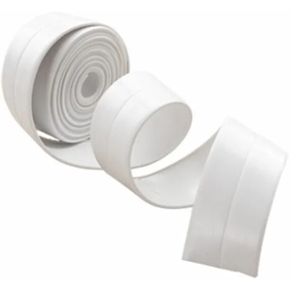320x3.8CM Duschlist Tätningslist Duschlist Badrum Vit Silikonlist Maskeringstejp Badkar PE Självhäftande Kök Hörnförsegling