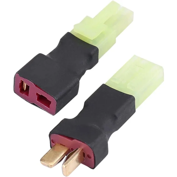 Deans Stik T-Connector Han/Hun Adapter Kit til RC Biler, Fly, Helikoptere, Droner, Lithium Batterier - WELLNGS