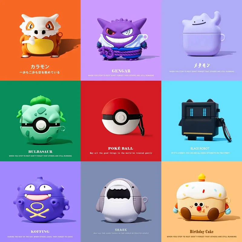 AliExpress - Étui en silicone de dessin animé Pokemon pour Samsung Galaxy Buds 3 Pro, coque de protection sans fil, housse Samsung Galaxy Buds3