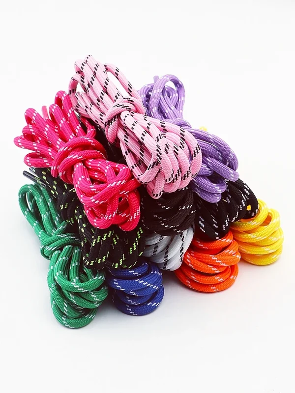 AliExpress - Kwaliteit Bold Ronde Schoenveters Duurzaam Polyester veters Sneakers Laarzen Veters voor Schoenen Accessoires 100/120/140/160 cm 1 Paar