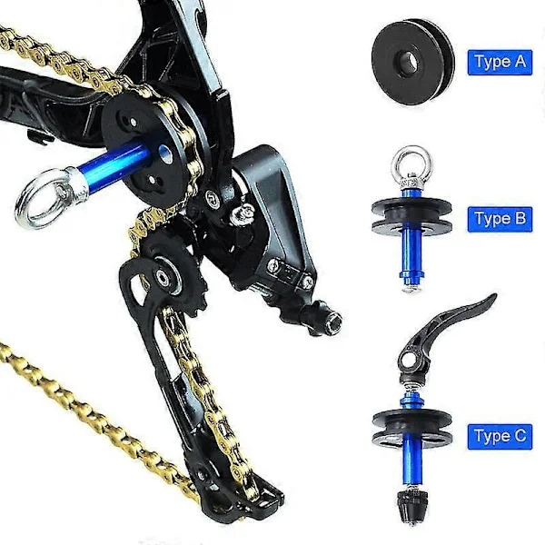 Cykelkedjehållare Cykelkedjehållare Cykel Dummy Nav Kedjehållare Landsvägscykel Kedjerengörare för Kedjerengöring Transport Smörjning Förvaring
