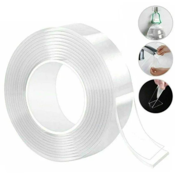 Nanote tape - dobbelt -adhærent genanvendeligt tape - nano tape