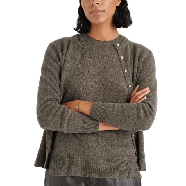 Inwear Lukka Cardigan Tröjor Dam Brun L/XL