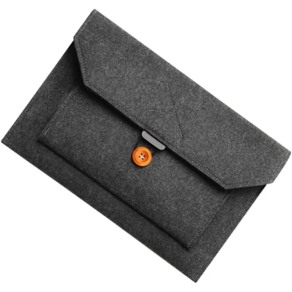 Oppbevaringsveske for nettbrett for bærbar PC 13 tommer Filt Laptopveske Stor Kapasitet Organisert Vannavstøtende for Forretninger