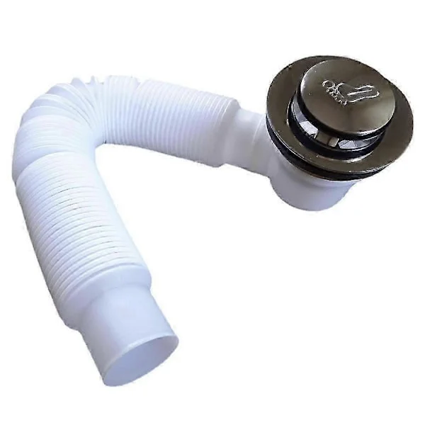 DIY Badkar Spring Up Avlopp Bad Dusch Handfat Avloppsfilter Sil Avfall Färdig Avlopp Badrum Avfall Färdig_jbjw