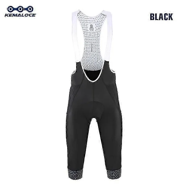 Cykling 3/4 Byxor Shorts Herr Blank Blå/Svart/Grå 5D Gel Pad MTB Cykel Bib Byxor Toppkvalitet Snabbtorkande