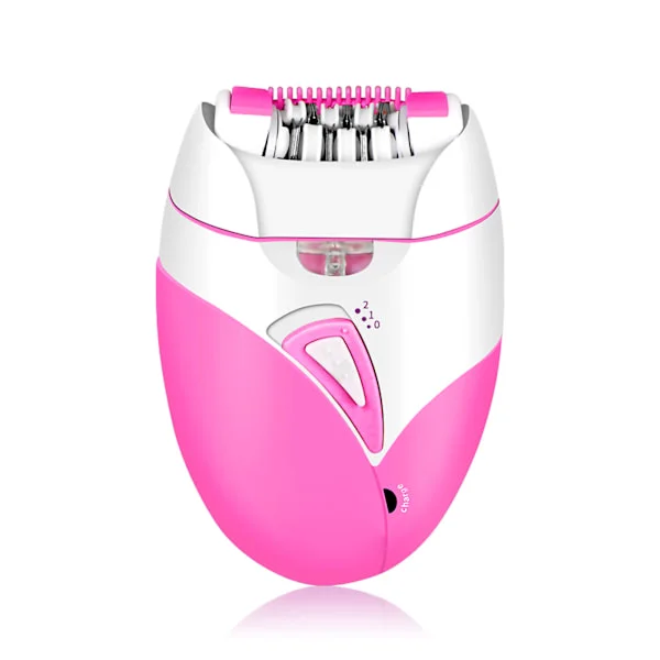 Elektrisk hårfjerner Epilator Genopladelig Aftageligt Hoved til Kvinder Mænd Hårtrimmer Rosa