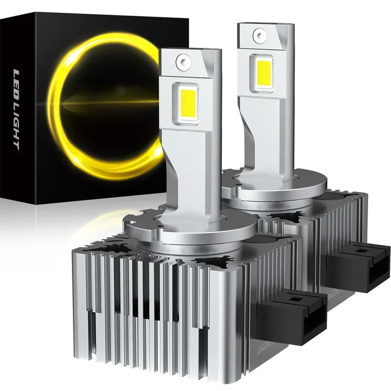 AliExpress - AUXITO 2 pièces Turbo D1S LED ampoules de phares D2S D4S D3S LED phares 6000K blanc 30000LM 120W voiture phare ampoules de remplacement