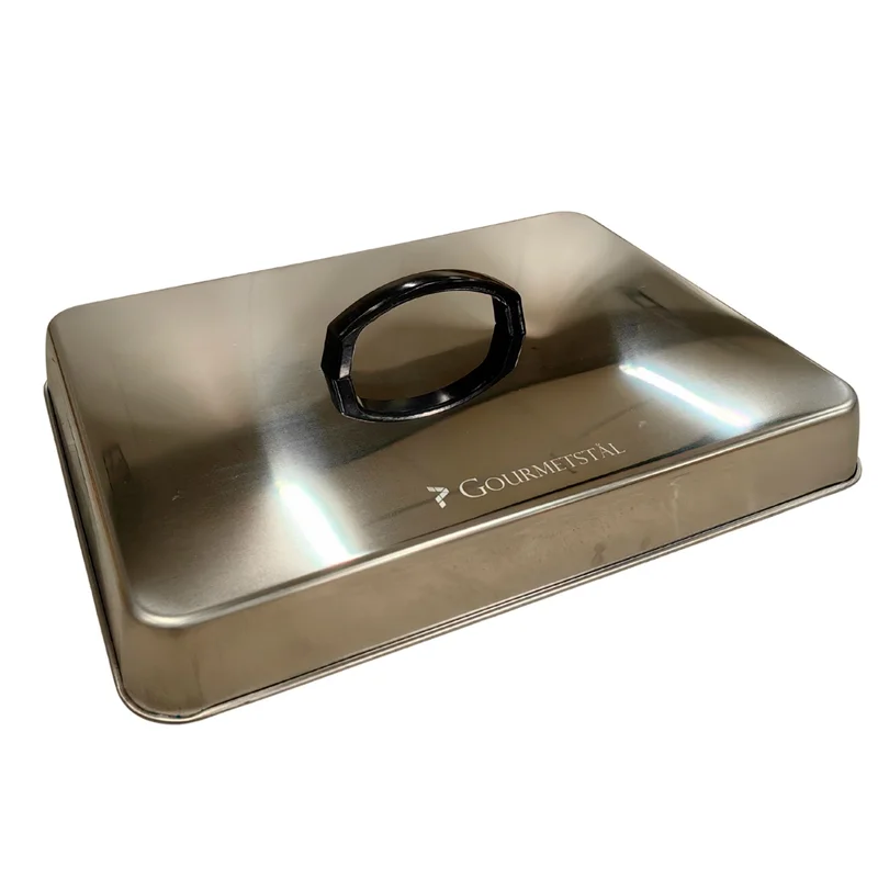 Gourmetstål Fyrkantig smältkupol stor | Matlagning > Kokkärl & Stekpannor > Lock till kokkärl > Lock | Bagaren och Kocken