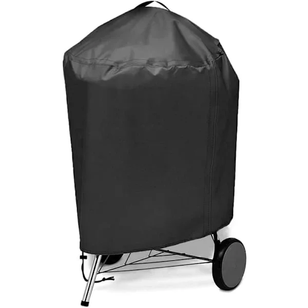 Grill Cover 57cm Weber Grill Cover 57cm, 57cm Round 420D Oxford Waterproof Outdoor Cover (Φ71x68cm)-FA-
