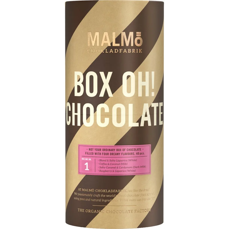 Malmö chokladfabrik Box Oh! Chocolate | Matlagning > Skafferiet > Choklad > Choklad | Bagaren och Kocken