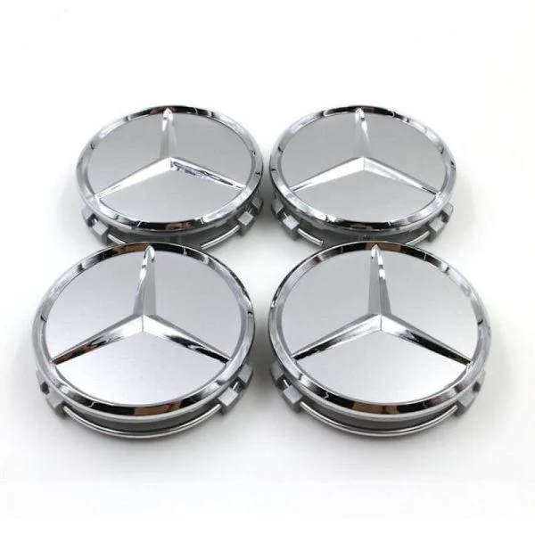 MB01 - 75MM 4-pack Centrumkåpor Mercedes Benz