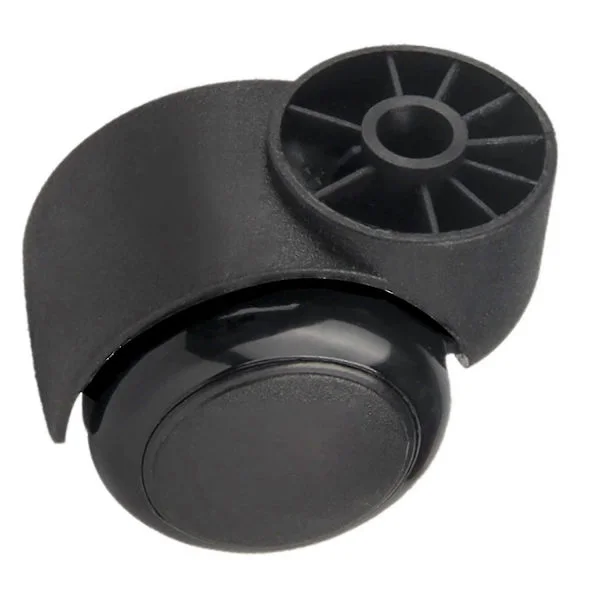 2 Inch Black Silent Stemless Caster - Replacement Wheels for Office Chairs - Furniture Casters -Sy