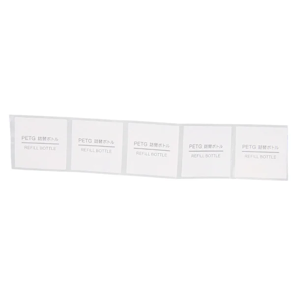 Self-Adhesive Labels Rectangular Labels Stickers for Refill Travel Cosmetic Bottles Documents 5pcs 32 X 32mm / 1.3 X 1.3in