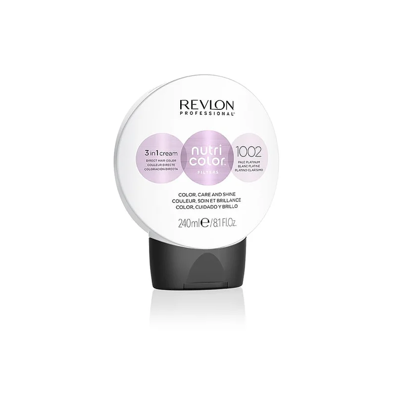 Revlon Professional Nutri Color Filters 1002 Pale Platinum 240 ml, Hår, Hårfarve, Washouts