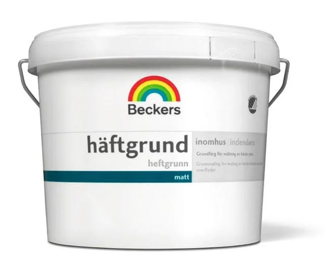 Beckers Grundfärg, Häftgrund matt, 2.7L, Vit, Färg & tapeter