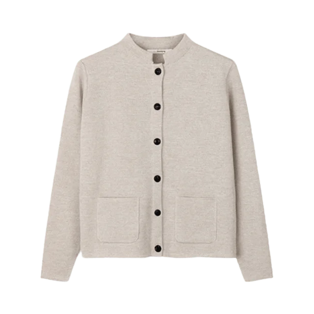 Sibin Linnebjerg Cardigan Dell Tröjor Dam Beige L
