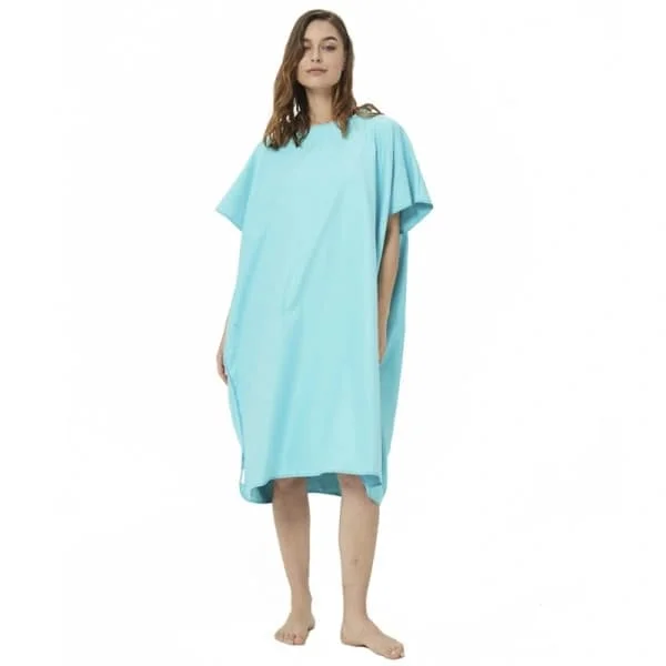 NA/TIFF Blue Surf Poncho til kvinder og mænd - Badekåbe, Strandponcho