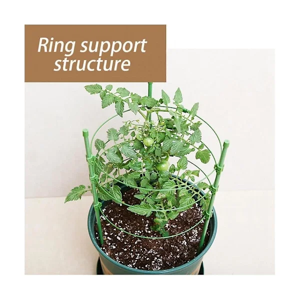 Klatrestativ Plantekasse Plantedyrknings Klatrestativ 4 Pak Have Plantestøtte Tomatbur Plantekasse