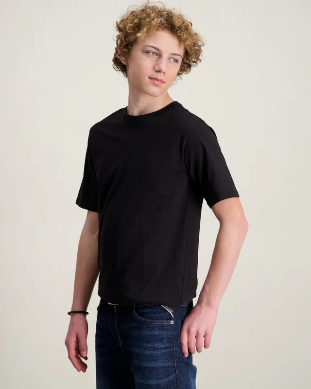 ONLY & SONS JUNIOR OSJMAX LIFE SS STITCH TEE JRS Schwarz T-Shirts Jungen - Kids Brand Store