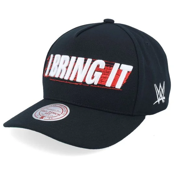 Mitchell & Ness - Svart adjustable Caps - Bring It Pro The Rock The Rock Black A-Frame Adjustable @ Hatstore