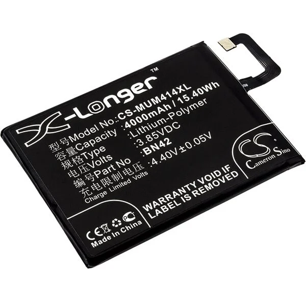 Batteri for SmartPhone, Mobil for Xiaomi Hongmi 4, Redmi 4 Standard Edition og andre.