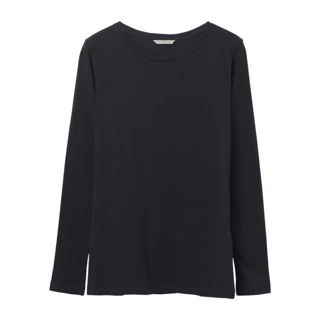 Å WOMAN Långärmad t-shirt STINA Överdelar Dam Svart L