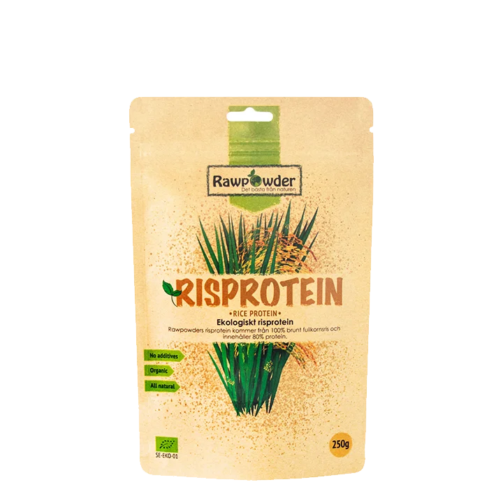 Rawpowder Økologisk Risprotein 250 g