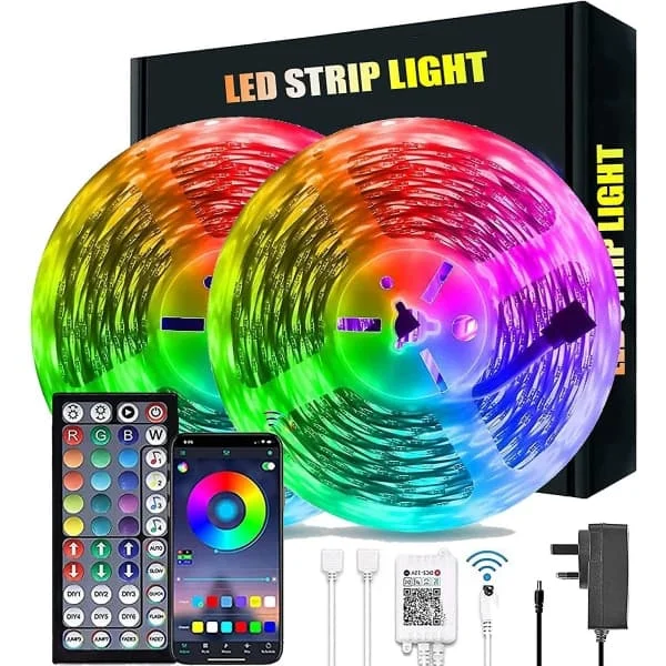 20m LED Lights with Bluetooth RGB Function - LED Strip Lights and Tape Lights