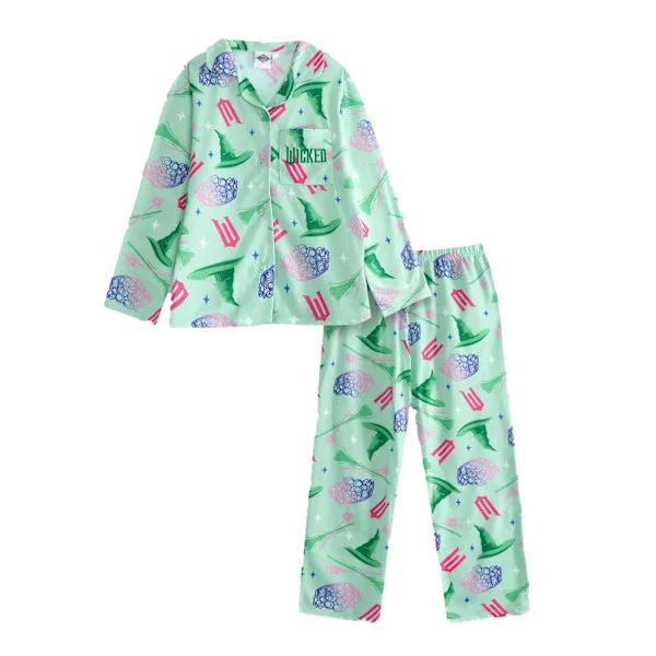 Wicked Girls Character Långärmad Lång Pyjamas Set 5-6 År P