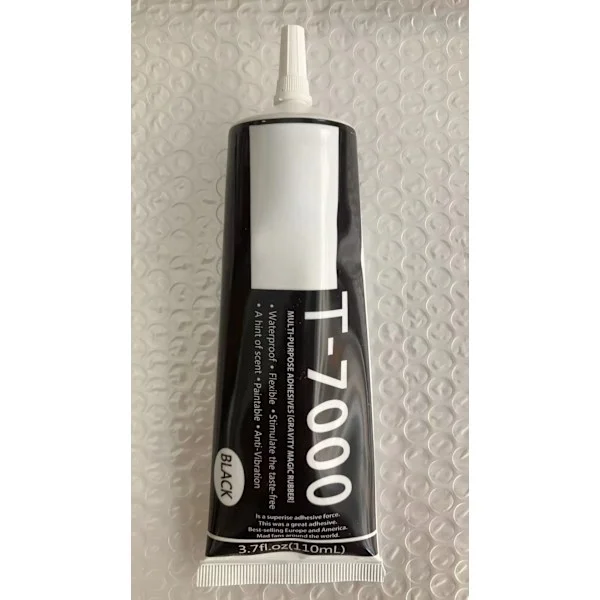 ZEXEF T7000 15ML 25ML 50ML 110ML Svart Lim för Mobiltelefonreparation Färg Kontaktlim T-7000 Glas Plast Universal DIY
