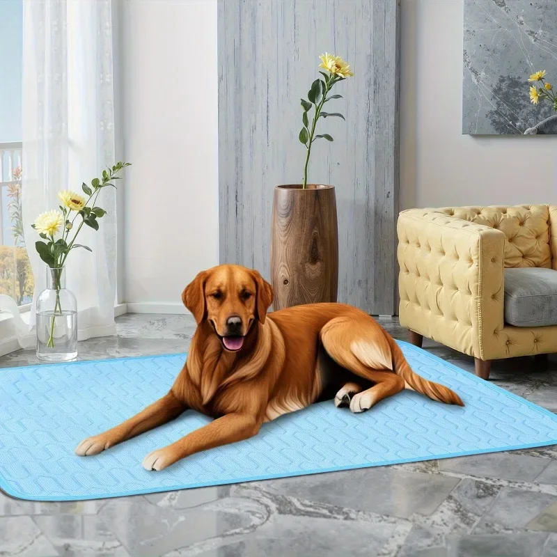 AliExpress - 2025 Verbesserte Ice-Cool Summer Pet Kühlmatte und Bett, schweißabsorbierender Stoff, erhältlich in 4 Größen für kleine, mittelgroße und 