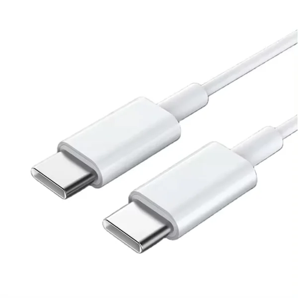 Samsung S23 / Samsung S24 - Laddare 2 Meter – 25W USB-C till USB-C – Vit