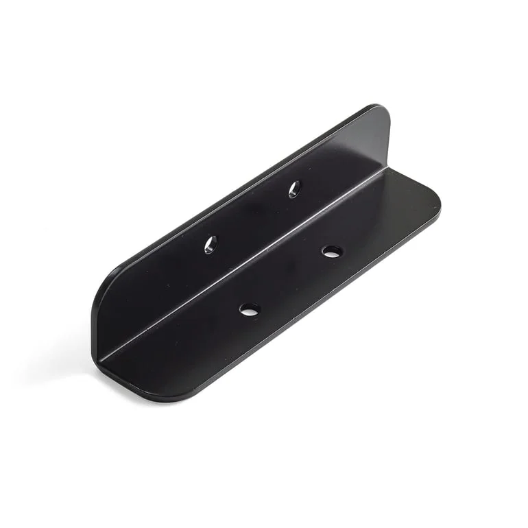 Hörnbeslag till skärmvägg, 1-pack, svart