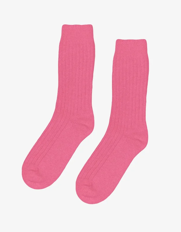 Merino Wool Blend Sock - Bubblegum Pink - 36-40