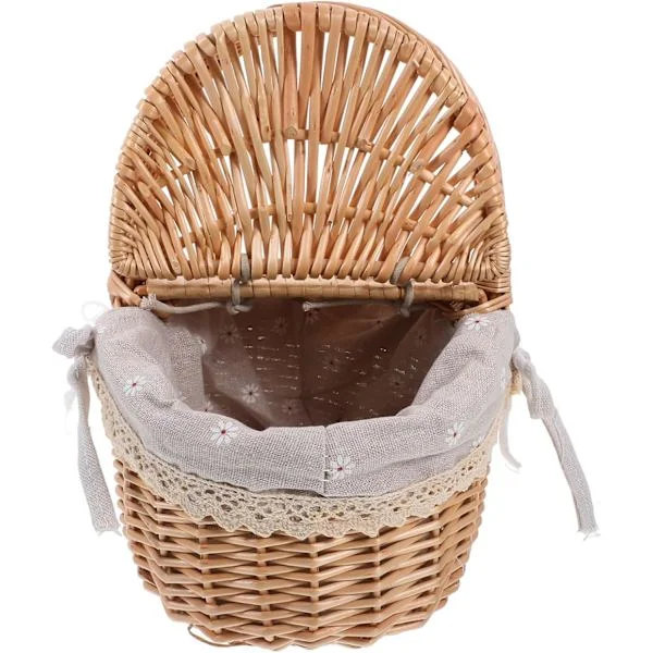 Picnic Kurv med Bord Stor Picnic Kurv Picnic Rygsæk Khaki Lille Picnic