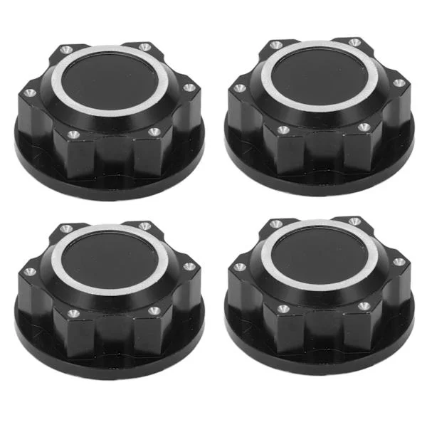 4st ARRMA Kraton 8S 1:5 RC Bil Svarta Hex Hjul Låsmutter i Aluminiumlegering Anti-Slip Dammtät