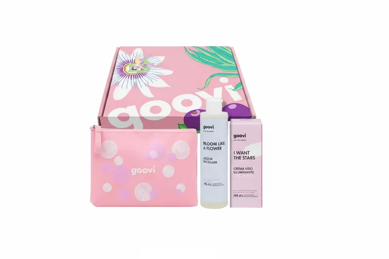 Goovi Set Illuminante Acqua Micellare + Crema Viso Illuminante +