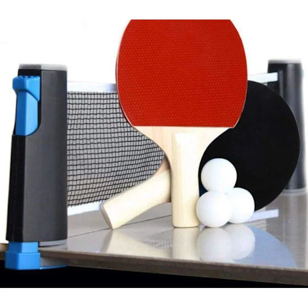 Bordtennissett - nett, 2 racketer og 3 baller{bt} 669
