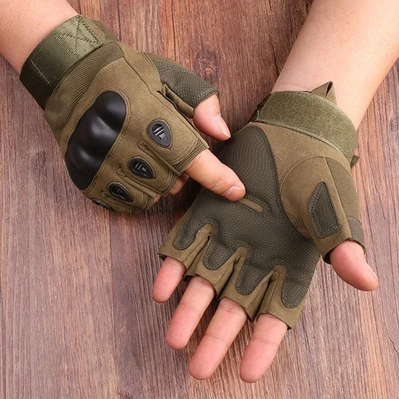 AliExpress - Herenhandschoenen met halve vingers Outdoor Militaire tactische handschoenen Sportschieten Jacht Airsoft Motorfietshandschoenen