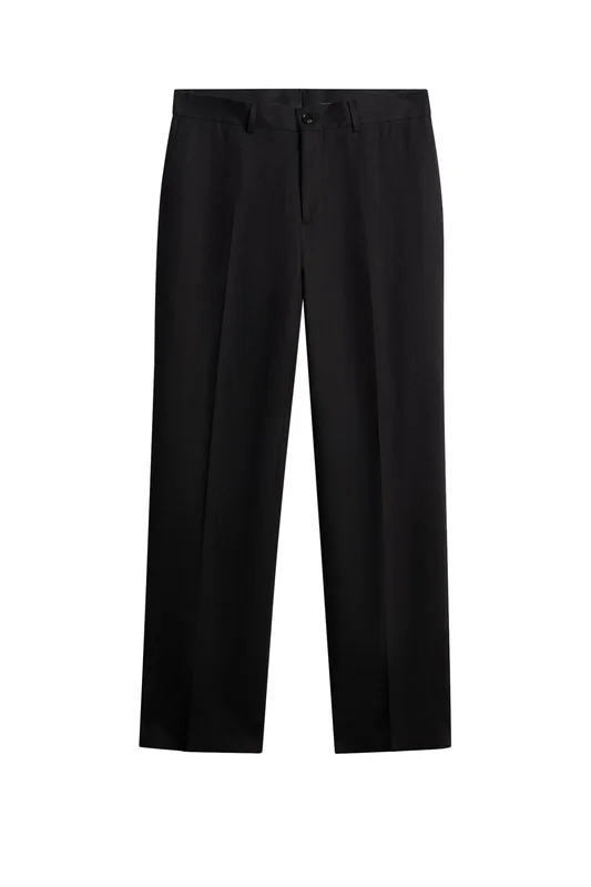 J.Lindeberg - Gabi Super Linen Pants - Fashion - Black - Men - 54