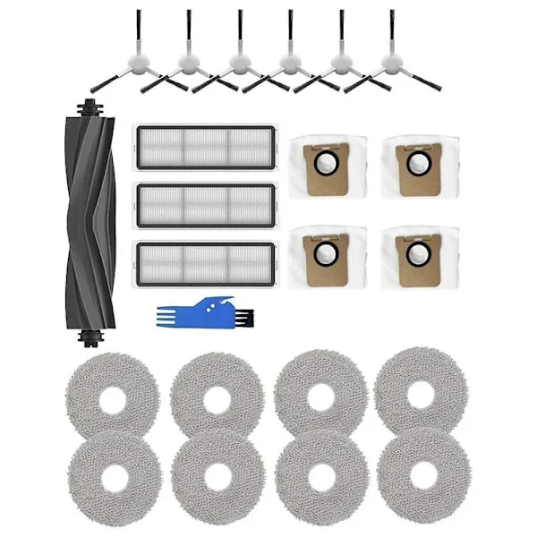 For Dreame L10S Ultra, L10 Ultra Robot Vacuum Cleaner Main Side Brush HEPA Filter Dust Bags Mop Pads Spare Parts [DB] As Shown