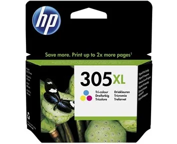 HP-HP Ink 305XL Tri-Color-HP 305XL Tri-Color blekkpatron-Printing ink, toner & paper-Blekkpatroner