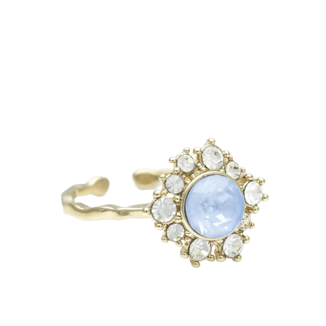 Lily and Rose Emily Ring - Sky Blue Ringar Dam Guld ONE-SIZE