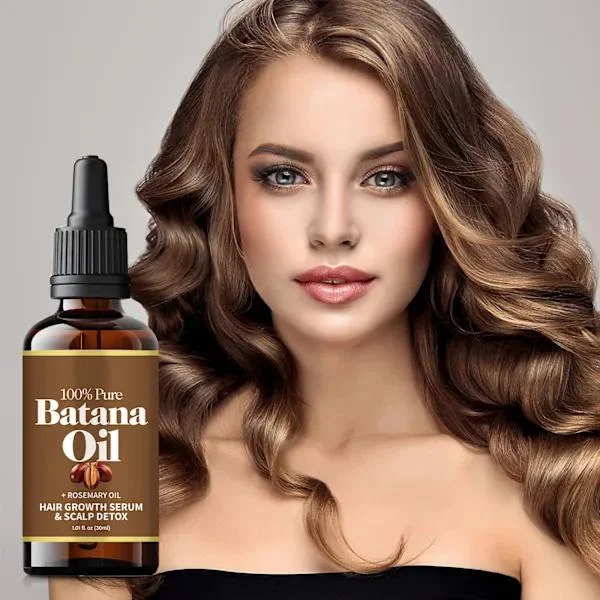Luomu Battana Rosmariiniöljy - 30ml - Silottaa pörröisyyttä ja parantaa kuivia hiuksia.
