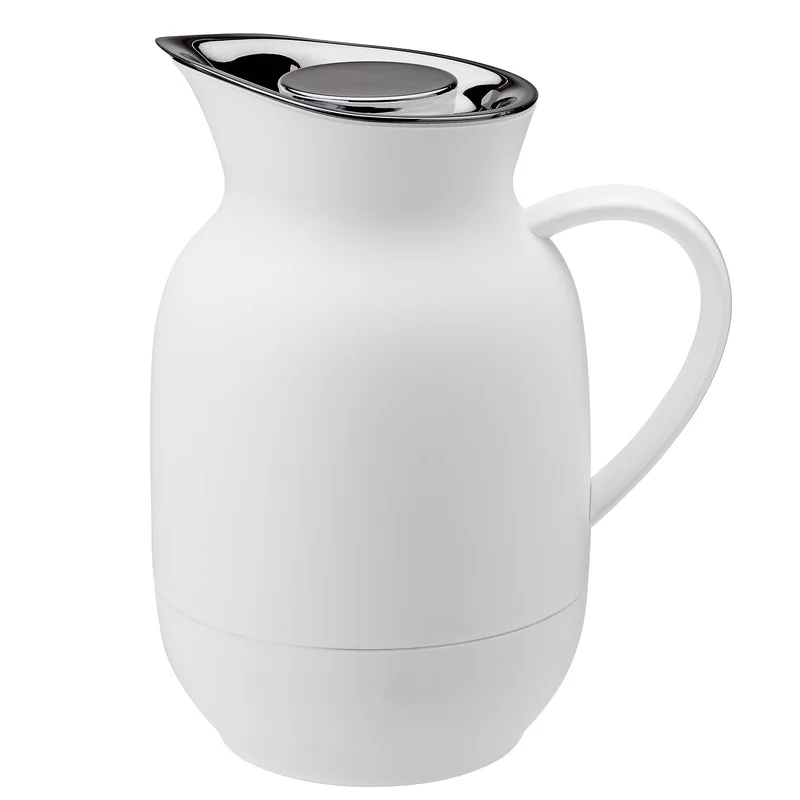 Stelton Amphora termokande 1 liter, kaffe, soft white - Hvid | KitchenOne