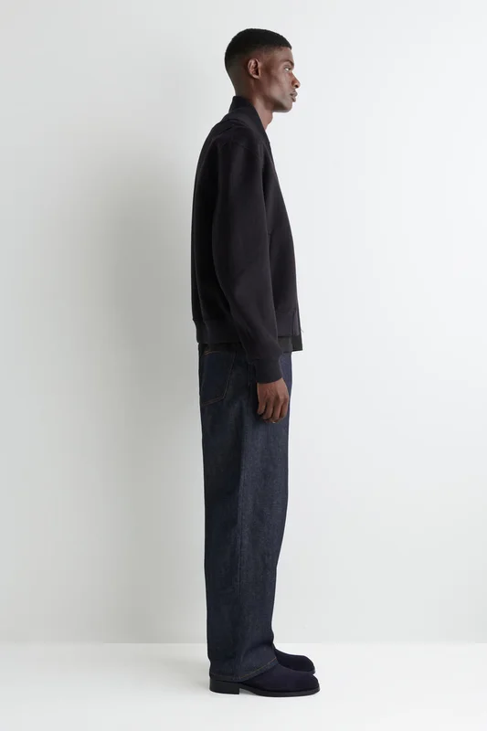 COS Men's Stivali Chelsea In Pelle Scamosciata in Blu
