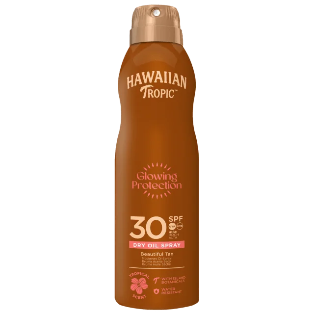 Hawaiian Tropic Glowing Protection Oil C-Spray SPF30 Solskydd & solvård Dam 180
